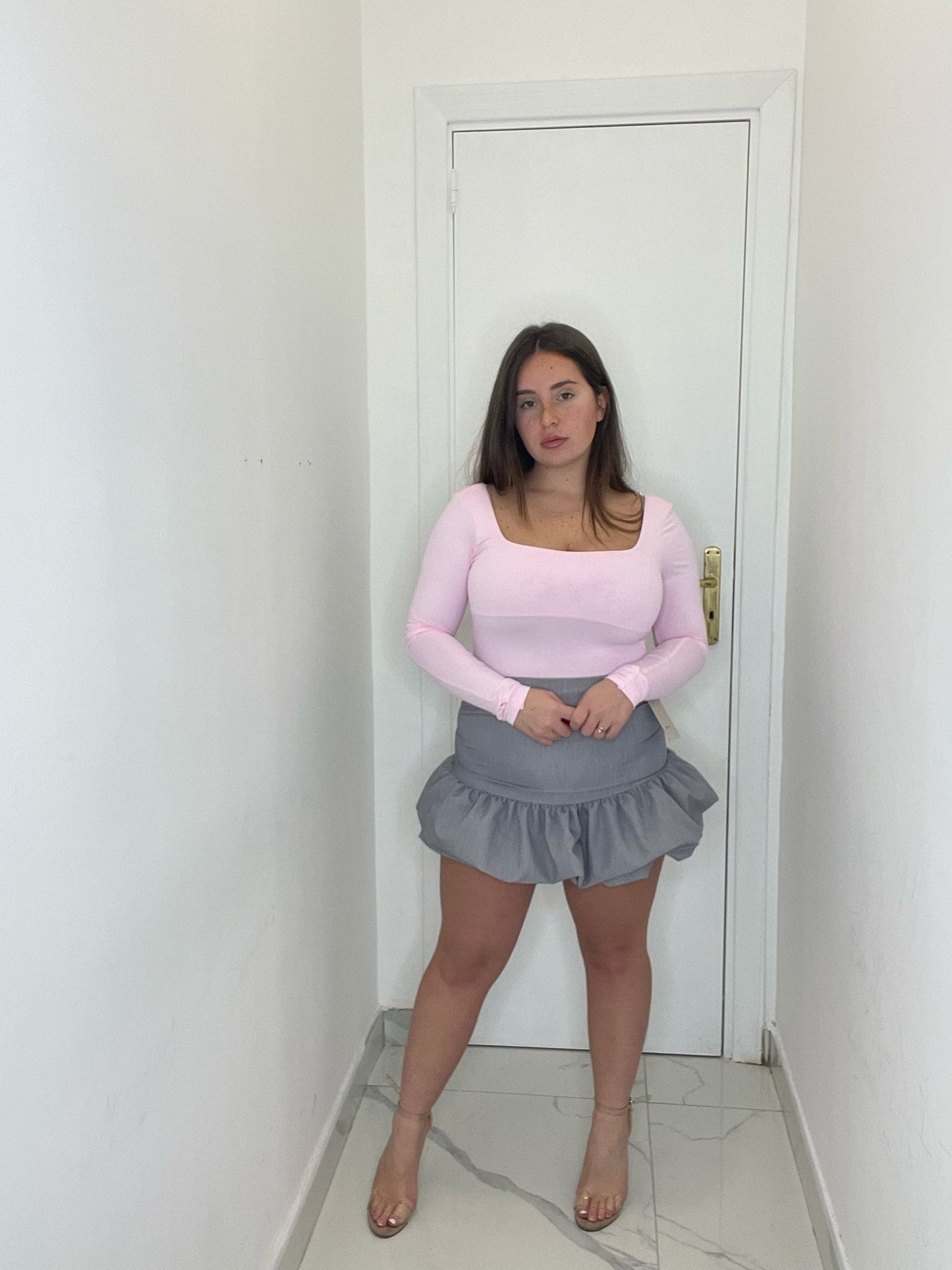 MINI SKIRT GRIGIA
