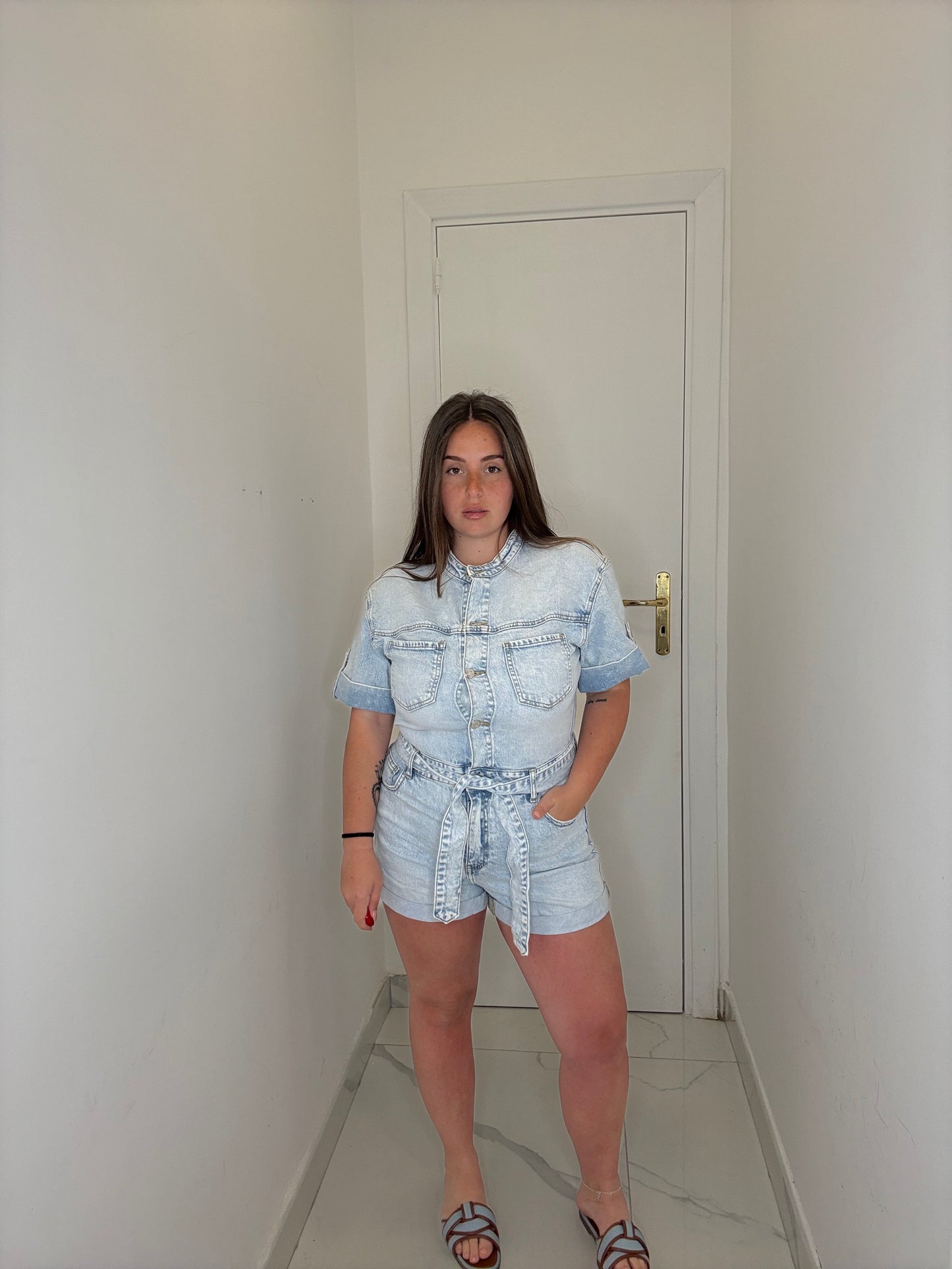 SALOPETTE IN DENIM