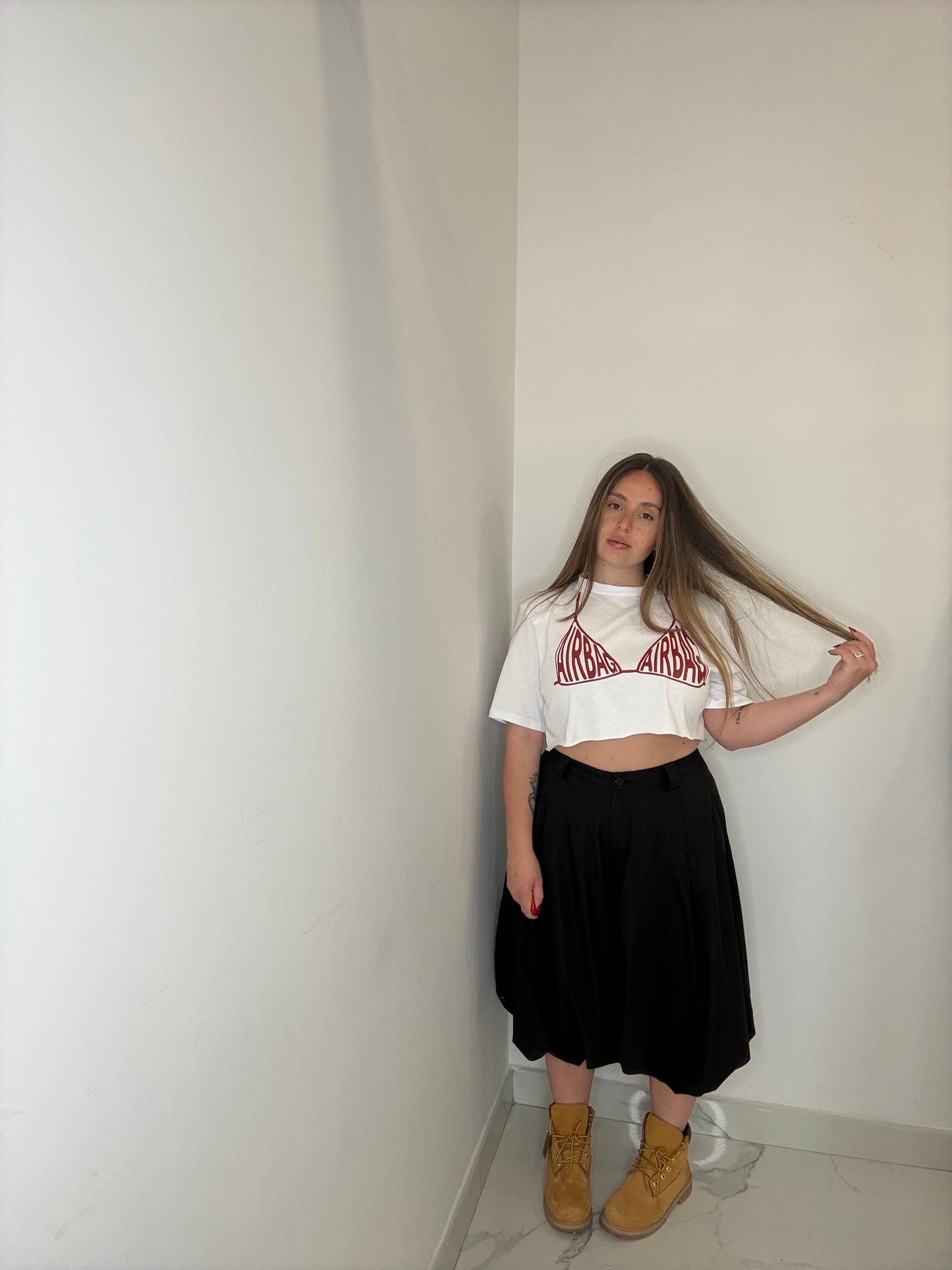MAGLIA CROP AIRBAG BY JUSTWEST