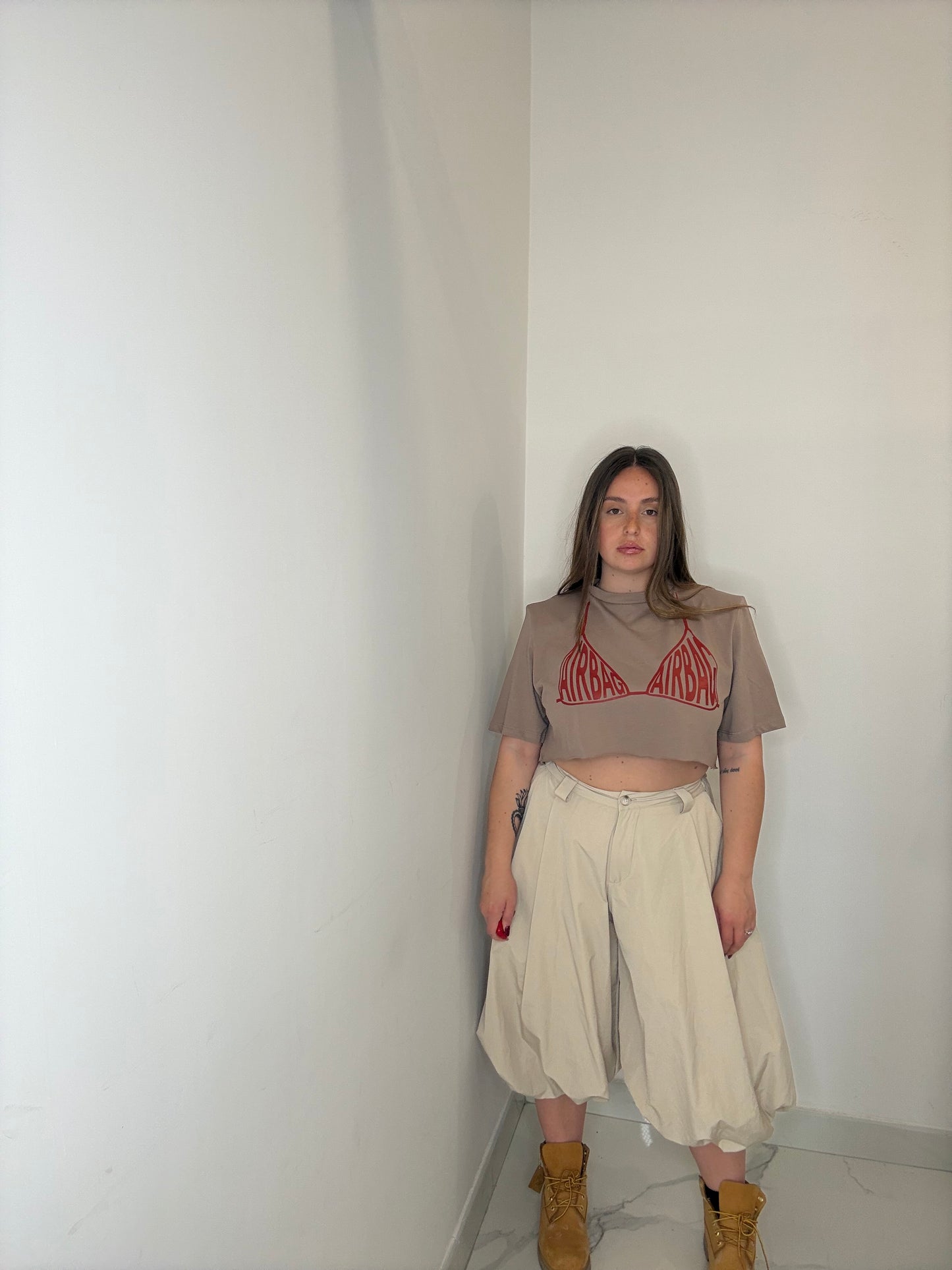 MAGLIA CROP AIRBAG BY JUSTWEST